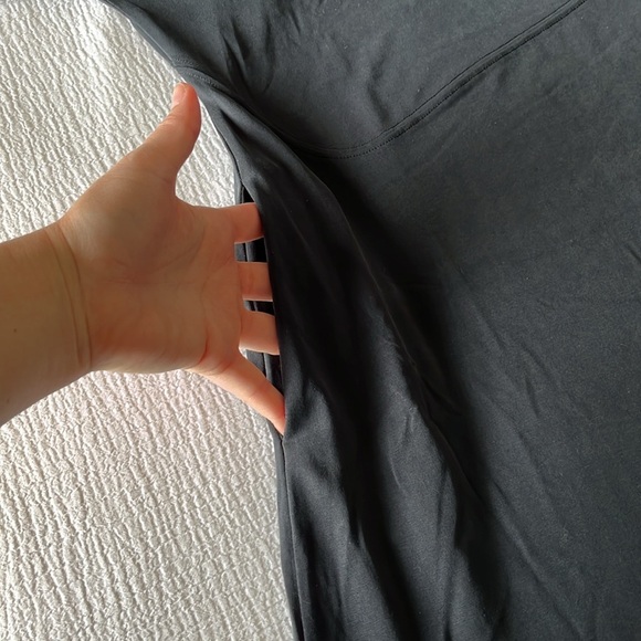 Sweaty Betty Rhea Midi Shirt Dress Travel Airport Black Size XXS Comfy Soft - Picture 6 of 12